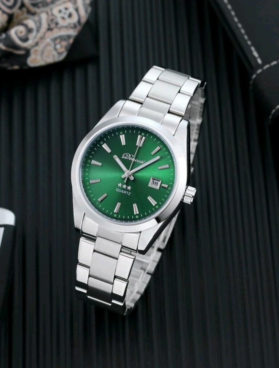 MONTRE HOMME A QUARTZ BRACELET ARGENT