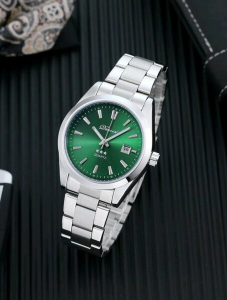 MONTRE HOMME A QUARTZ BRACELET ARGENT