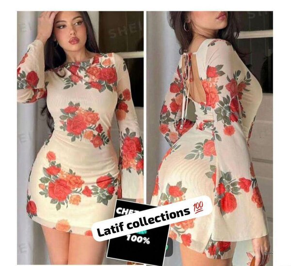 Robe Femme Fleurie Élegante