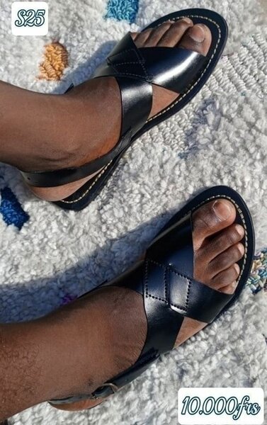 Sandales en cuir