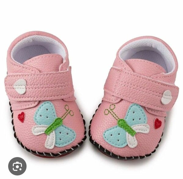 Chaussons Bébés Papillon Roses