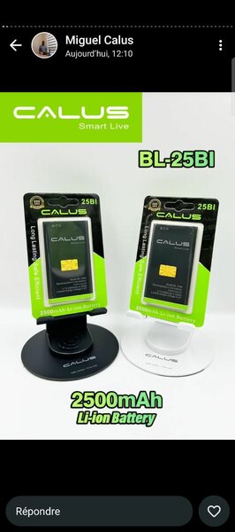 Batterie BL25 et BL5 original