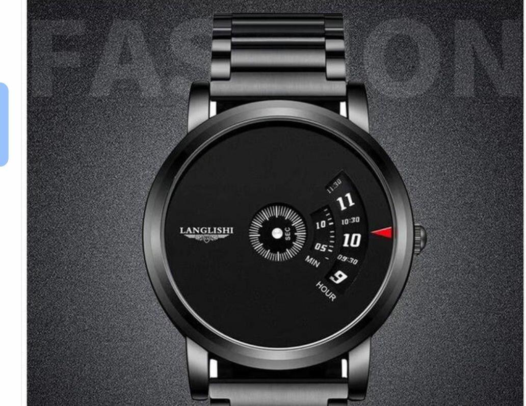 Montre Homme Élégante Noire