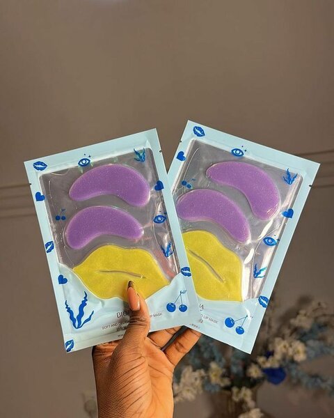 Eye and lip mask