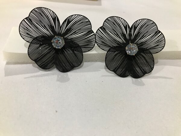 Earrings and choker set