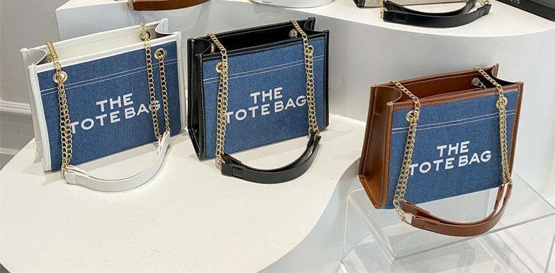 Sac tote en jean élégant