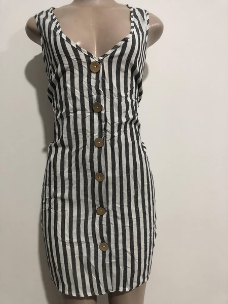 Dress blanc noir