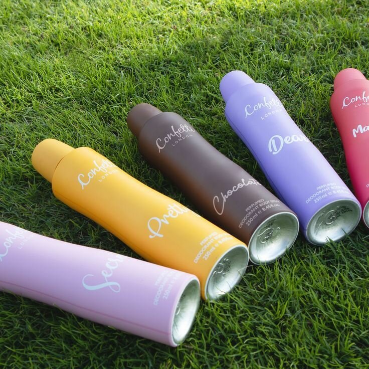 Confetti body spray