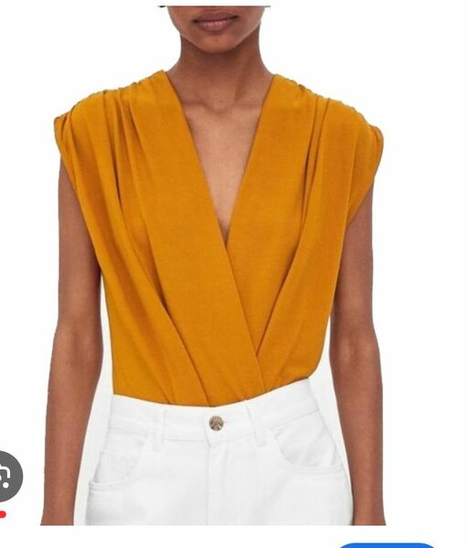 Elegant Mustard Bodysuit