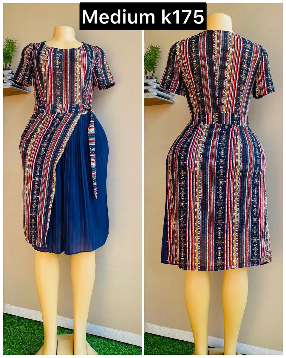 blue dress