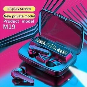 Écouteurs Bluetooth M19 avec Écran LED