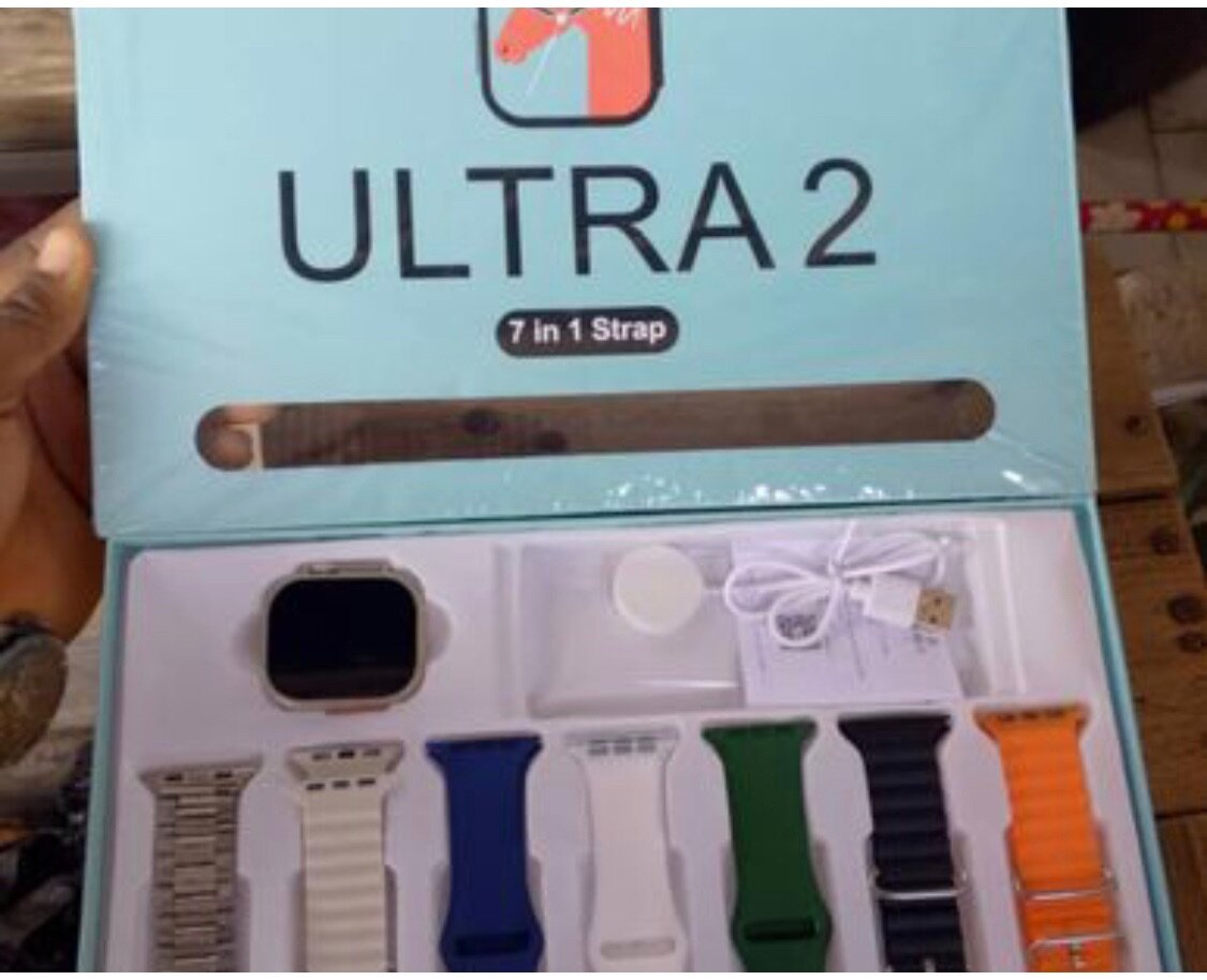 Ultra 2 Cown Smart watch 7 in 1 Strap