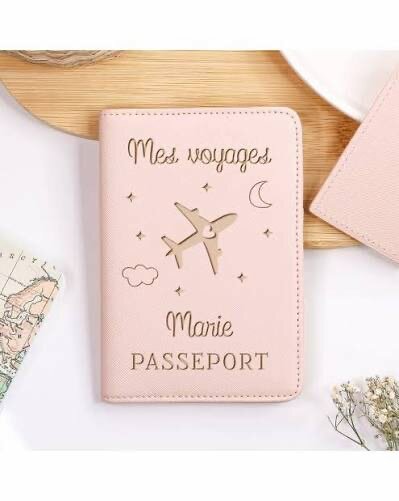 Porte-passeport personnalisé élégant