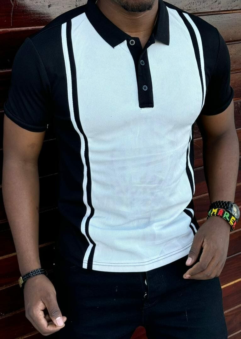 black t-shirt