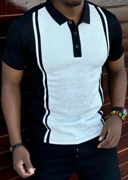 black t-shirt