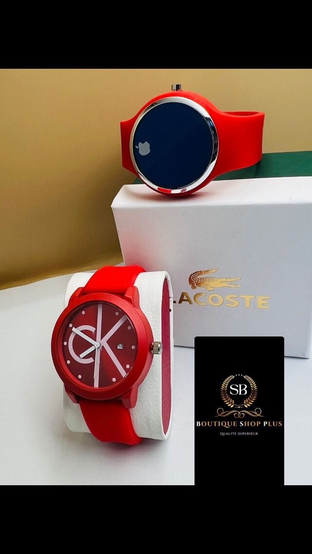 Complet montre Lacoste montre Lacoste plus sont bracelet