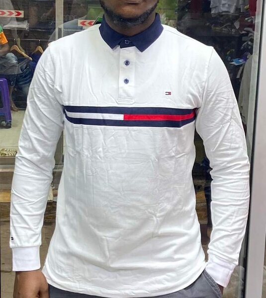Polo manches longues homme élégant