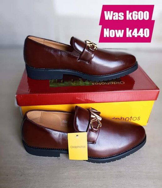 brown loafers