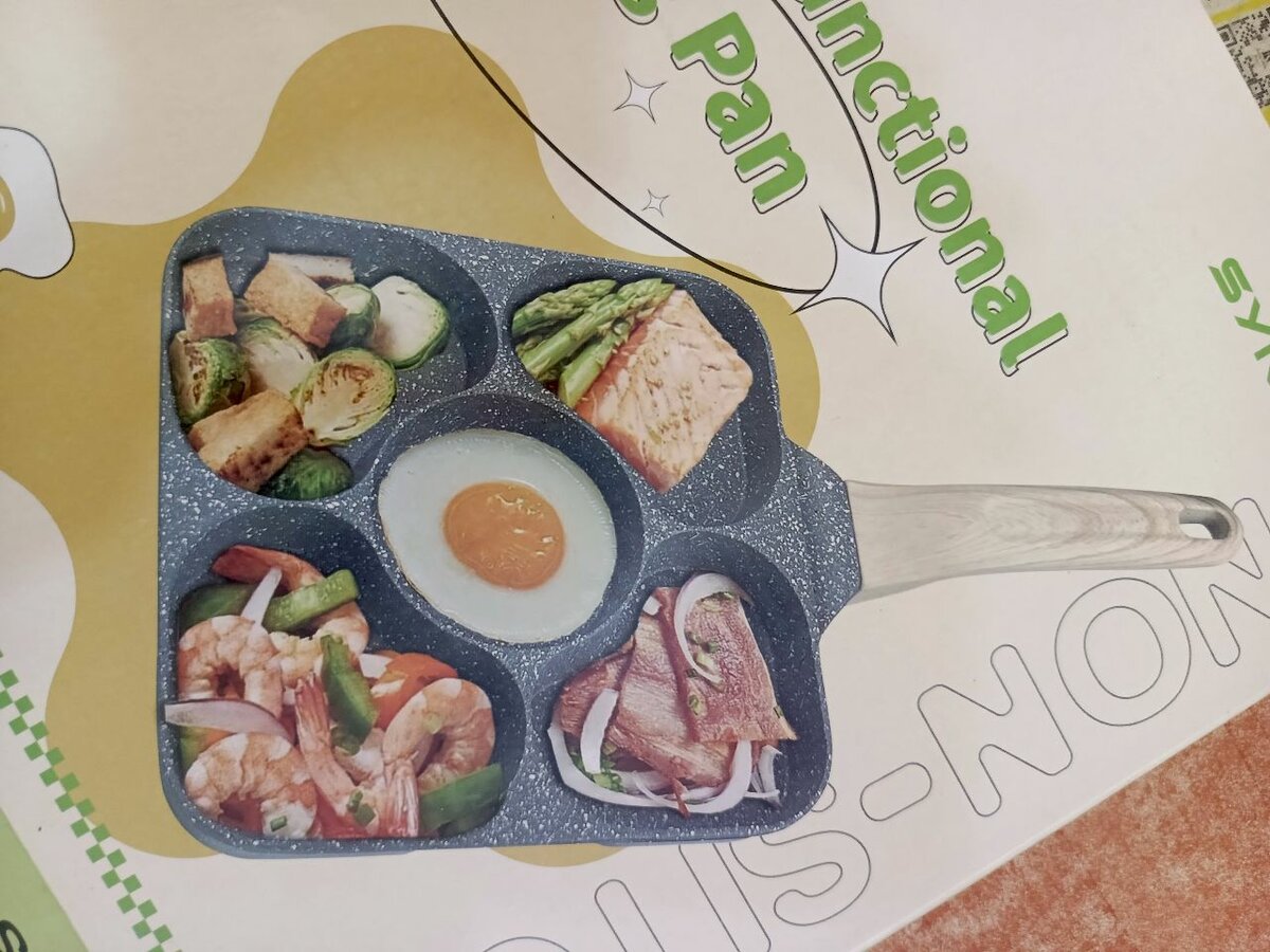 Sectional Non-stick Breakfast Frying pan