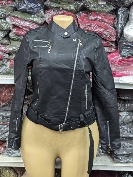 Leather coat