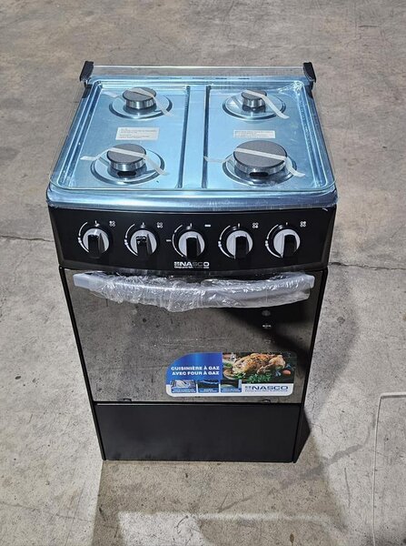 Nasco 4 Burner Gas cooker cooker Oven and Grill Top stainles