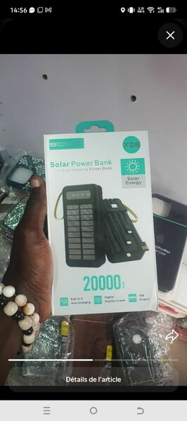 Chargeur Solaire 20000mAh