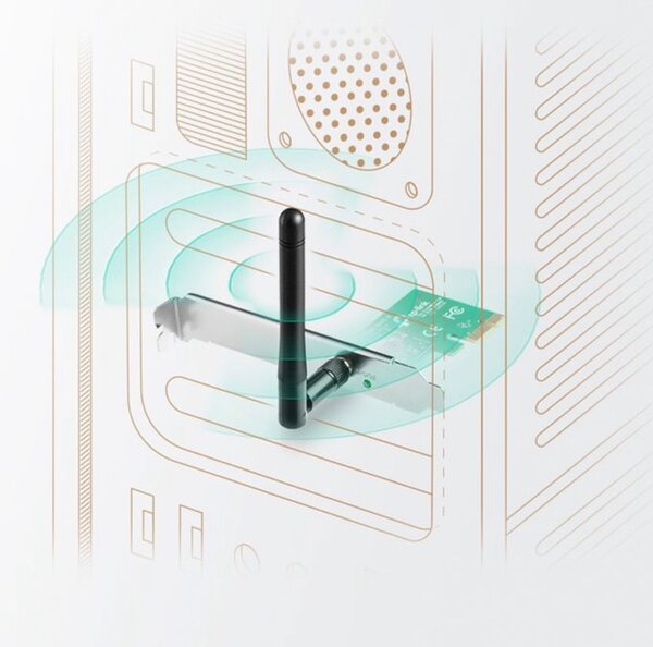 Carte Réseau TL-WN781ND PCI Express WiFi N 150Mbps