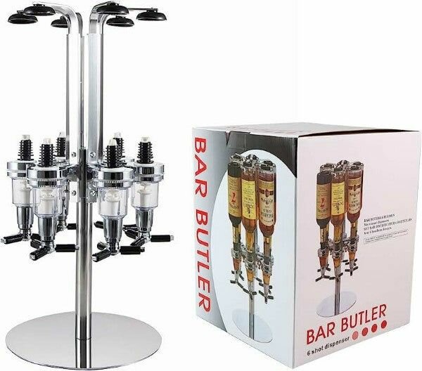 Alcohol dispenser/bar butler 6shot wholesale prices