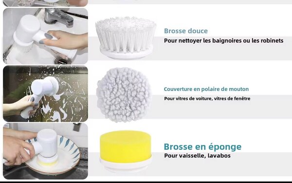 Brosse Électrique Multifonction