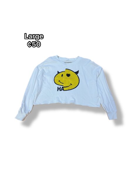 Crop sweatshirts