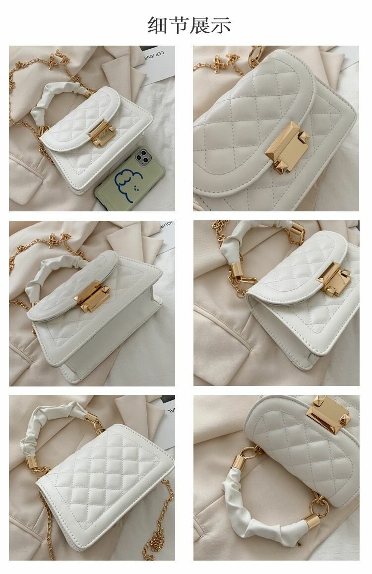 Sac à main élégant matelassé