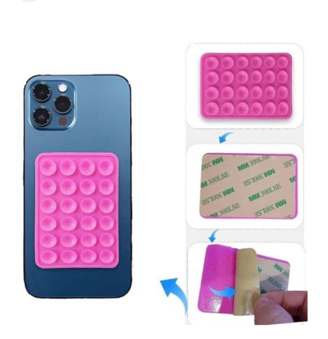 Support antidérapant pour téléphone