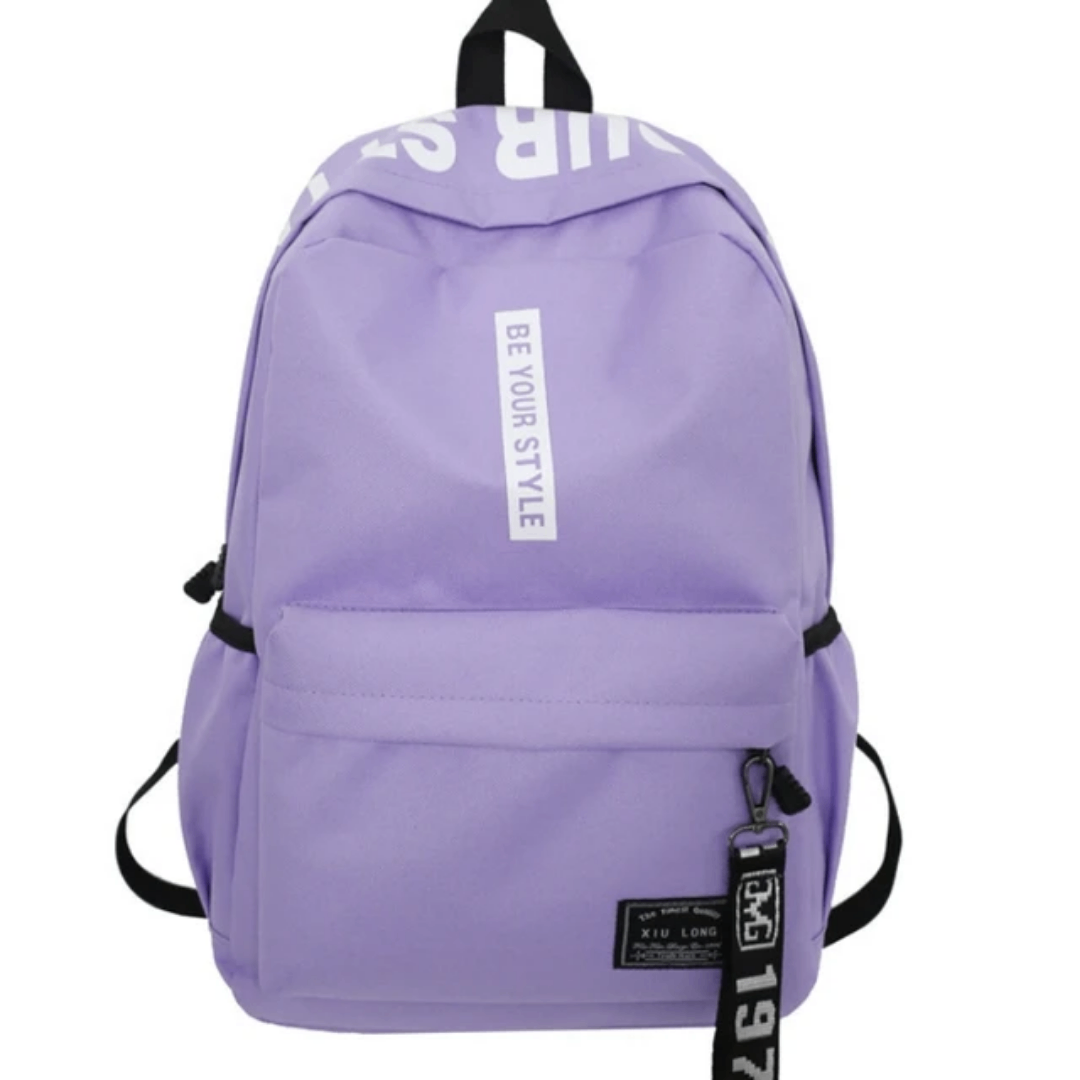 Sac à dos violet tendance