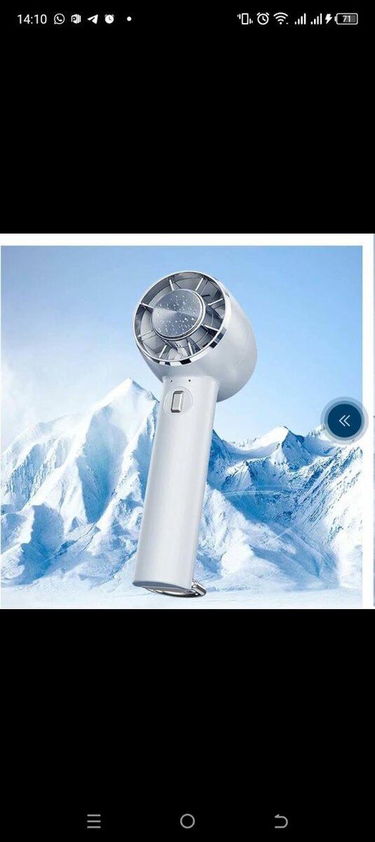 Portable hand fans