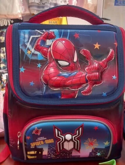 Available as seen backpacks 🎒 Age: 1-3yrs  spider man red