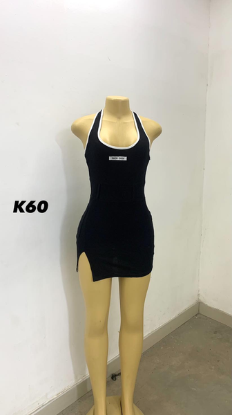 Black tight dress