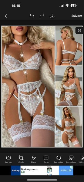 Ensemble lingerie séduisant