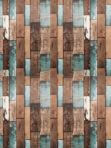 Papier Peint Effet Bois Vintage