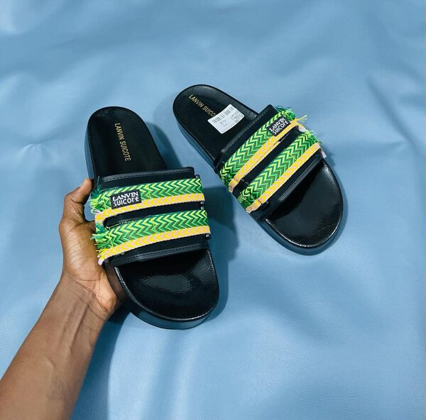 green slippers