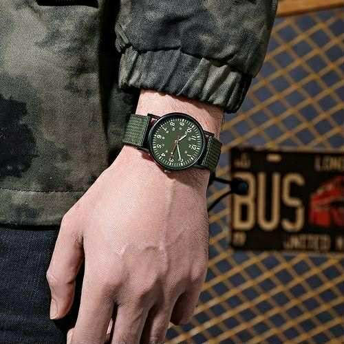 Montre Militaire Verte