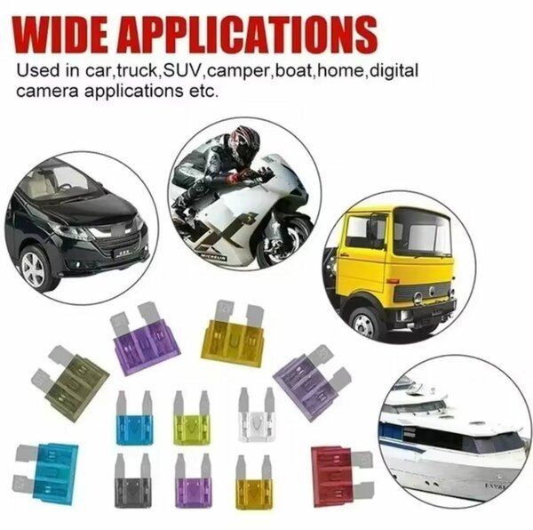 100 PCS Fusible Auto moto etc