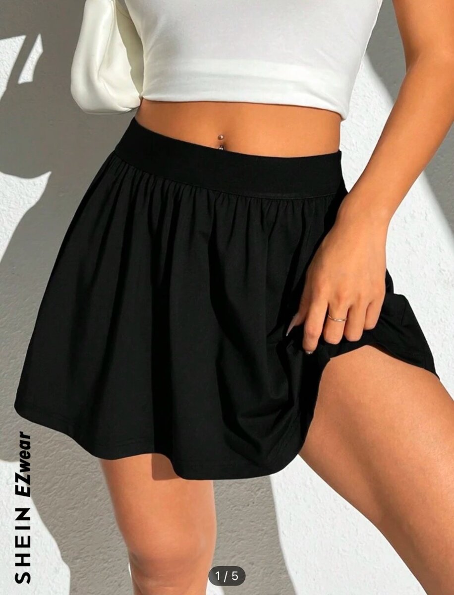 Black skirt