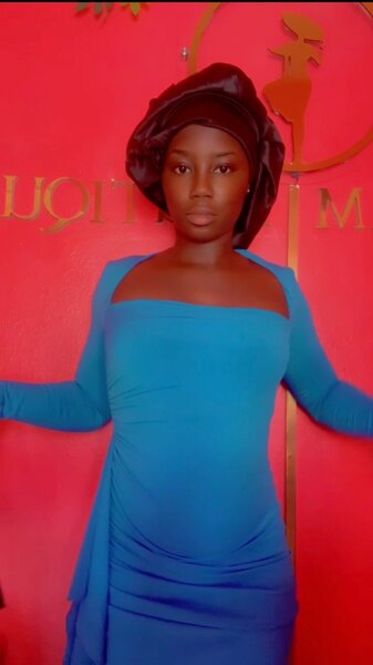 Robe élégante bleue femme