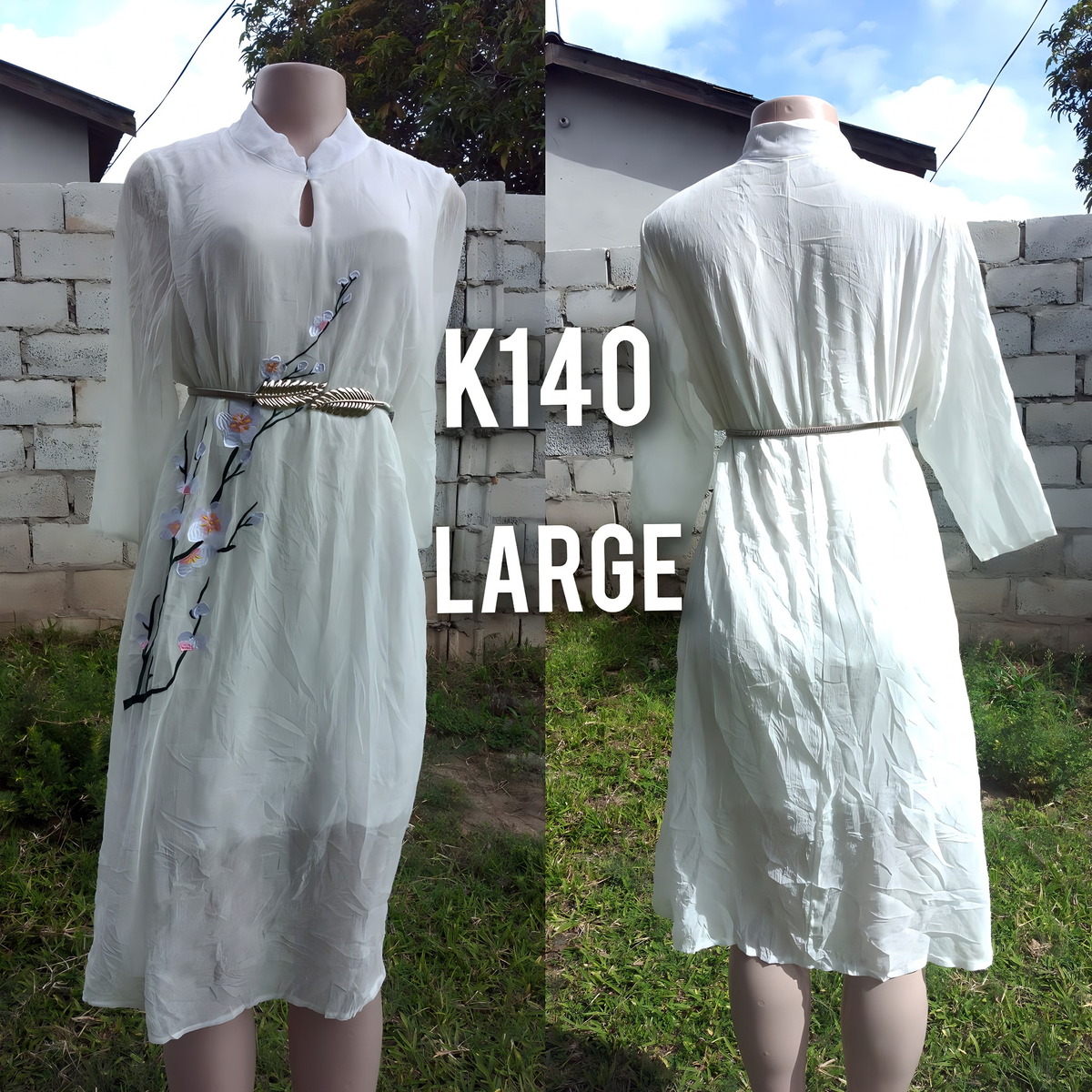 Robe blanc