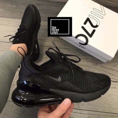 Authentic Airmax 270 black and white, black, pink.