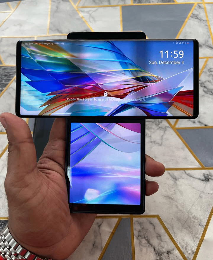 LG WING 5G 128GB/8GB RAM FAST INTERNET SPEED