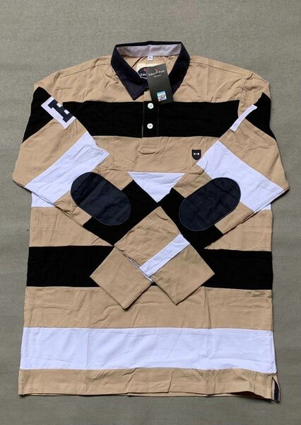 Polo rugby à rayures homme