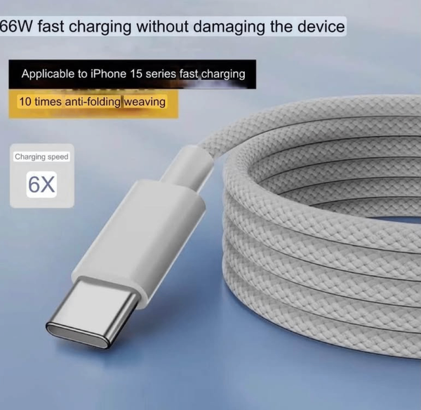 type C to C fast durable cables