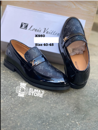 black loafers