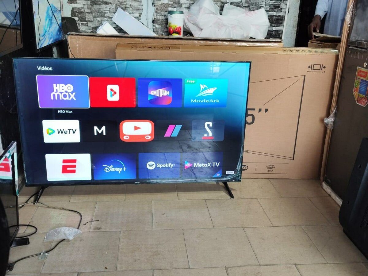TV ANDROÏDE 32 POUCE  youtube partage écran